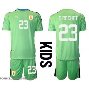 Uruguay Sergio Rochet #23 Målvakt Hemmatröja Barn VM 2022 Kortärmad (+ korta byxor)